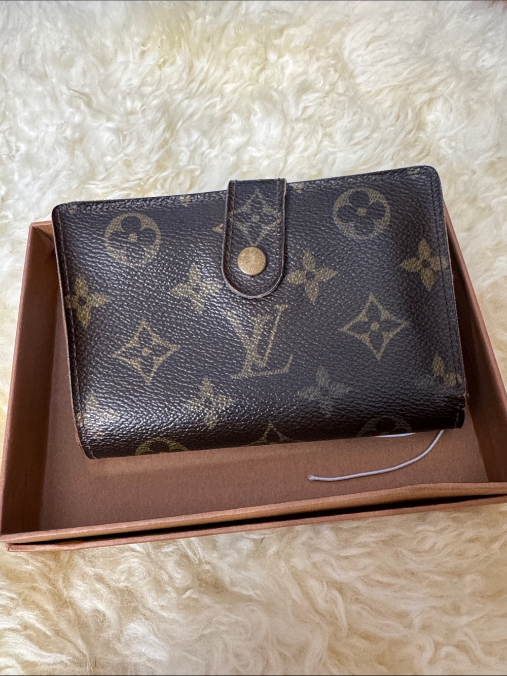Louis Vuitton Monogram Snap Wallet - Dark Brown/Gold